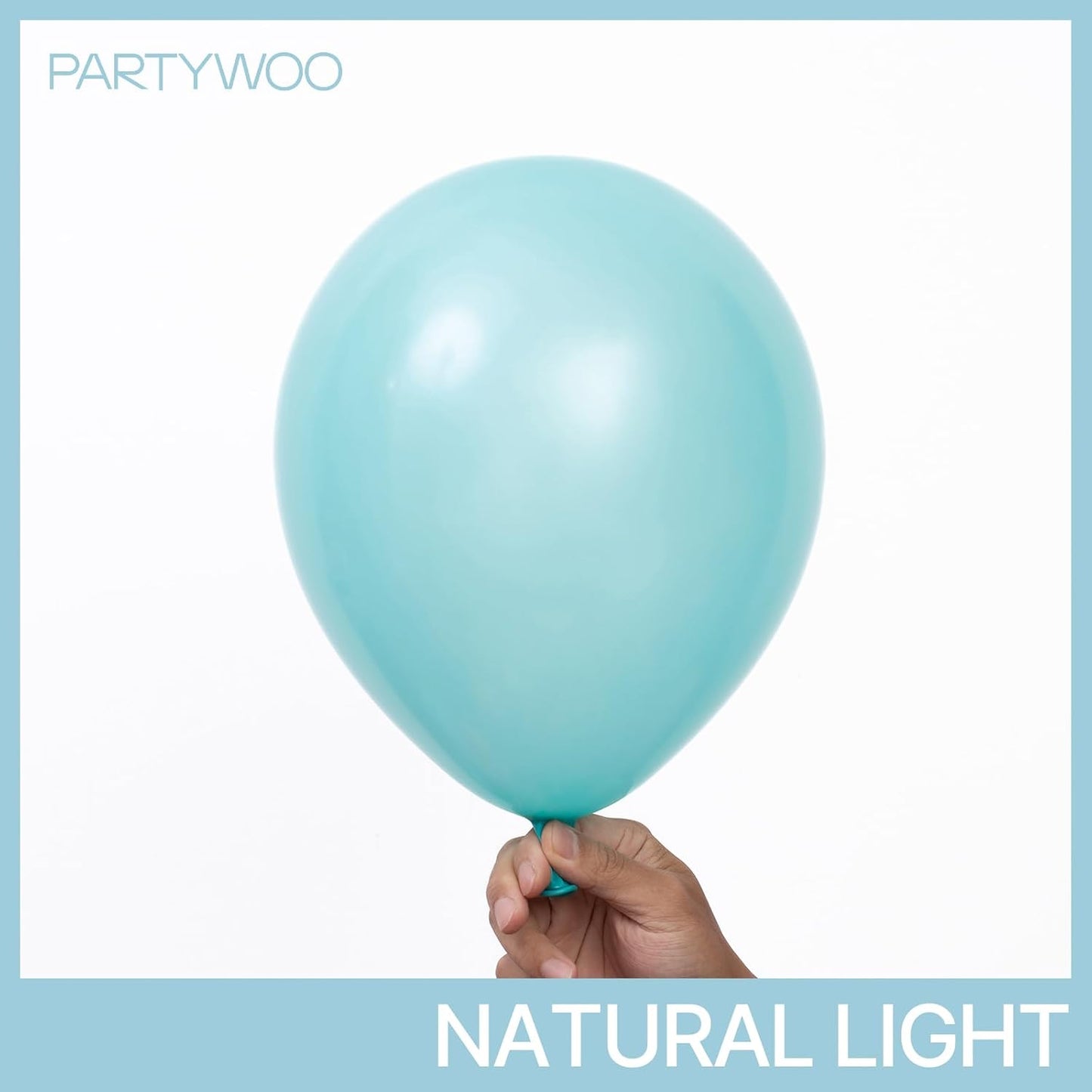 PartyWoo Teal Balloons 50 pcs 12 Inch Pearl Turquoise Aqua Blue Dark Teal Balloons for Graduation Wedding Baby Shower Bridal Shower Gender Reveal Anniversary Birthday Party Decorations Teal-Z13