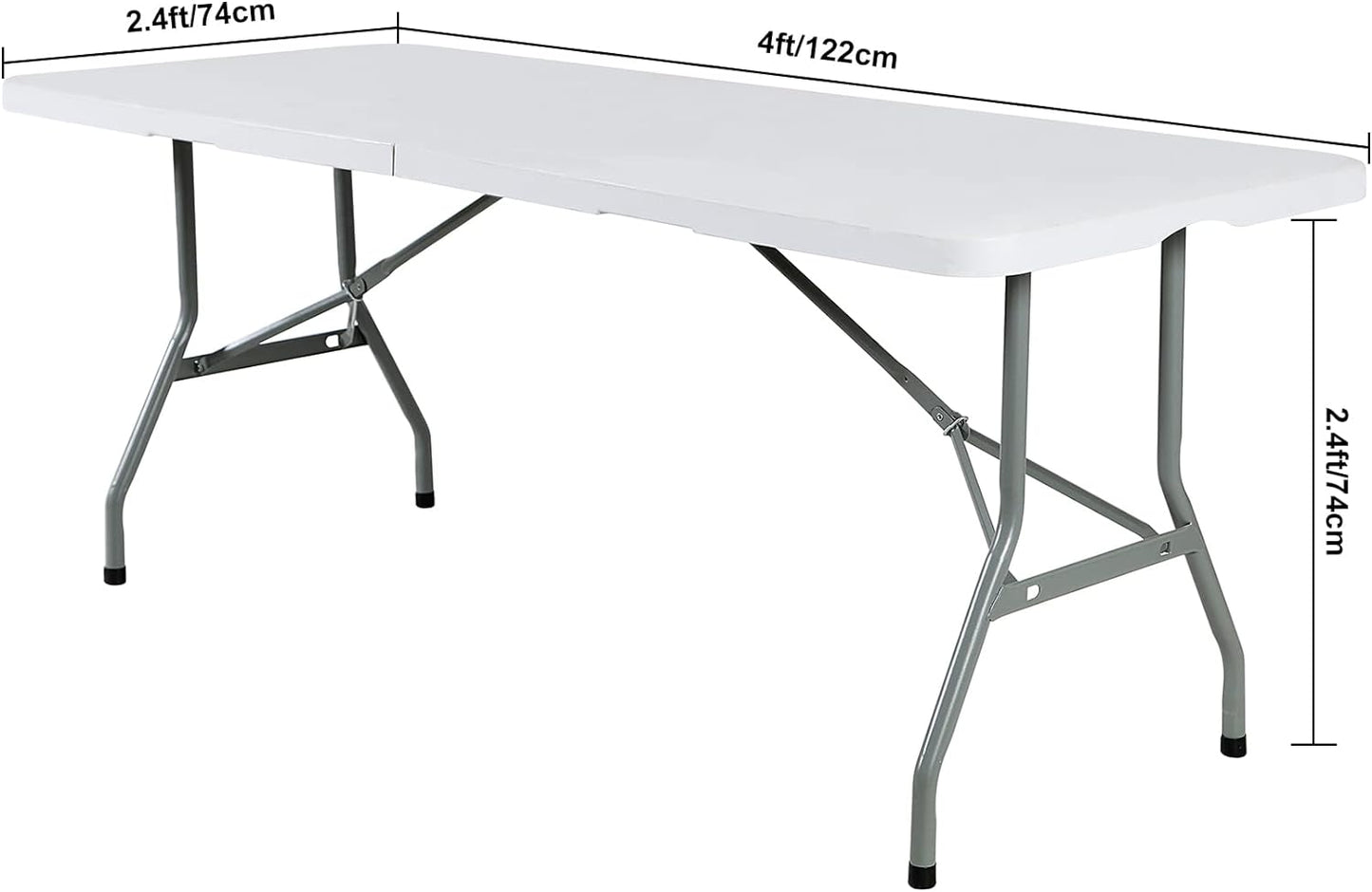 Spandex 4ft Waterproof Table Cover for Party,Wedding, Banquet, and Events(Champagne)