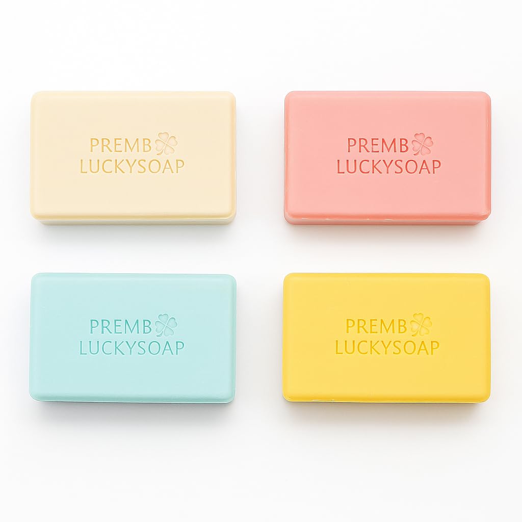 Essential Oil Soap Gift Set - 4 Handmade Soaps - Holiday Gift Box - Moisturizing, Aromatherapy Bars for Face & Body (Christmas Edition)