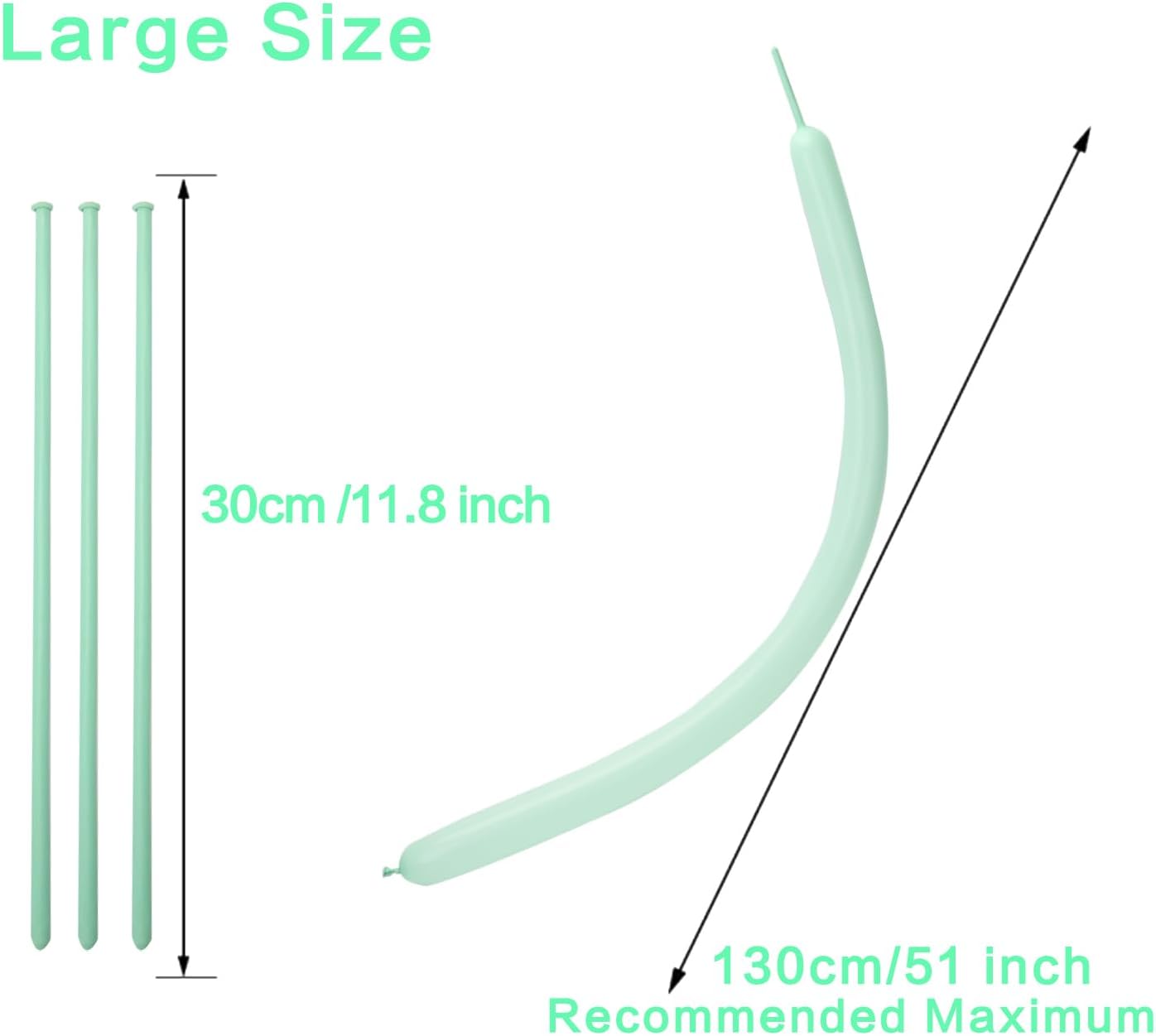 100Pcs 260 Balloons Pastel Color Long Balloons for Balloon Garland Thickening Skinny Latex Twisting Animals Modeling Magic Balloon for Weddings Birthdays Clowns Christmas Party Decorations