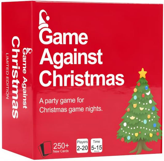 Game Against Christmas – Adult Party Card Game for Hilarious Holiday Nights, 250+ Cards, Quick to Learn, Perfect for White Elephant, Secret Santa, Office Parties & Friendsmas