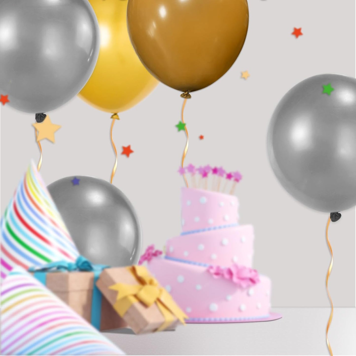 32Pcs Pearl Silver Big Balloons 18 Inch, Silver Round Large Latex Party Balloons for Birthday Wedding Decorations.