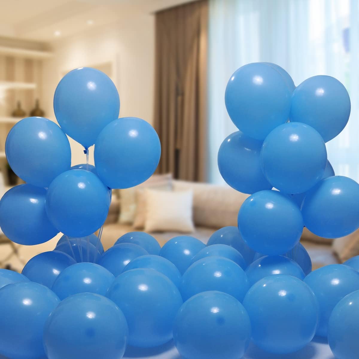 300 Pack Light Blue Balloons 12 inch Blue Latex Party Balloon Bulk for Various Party Events Decorations