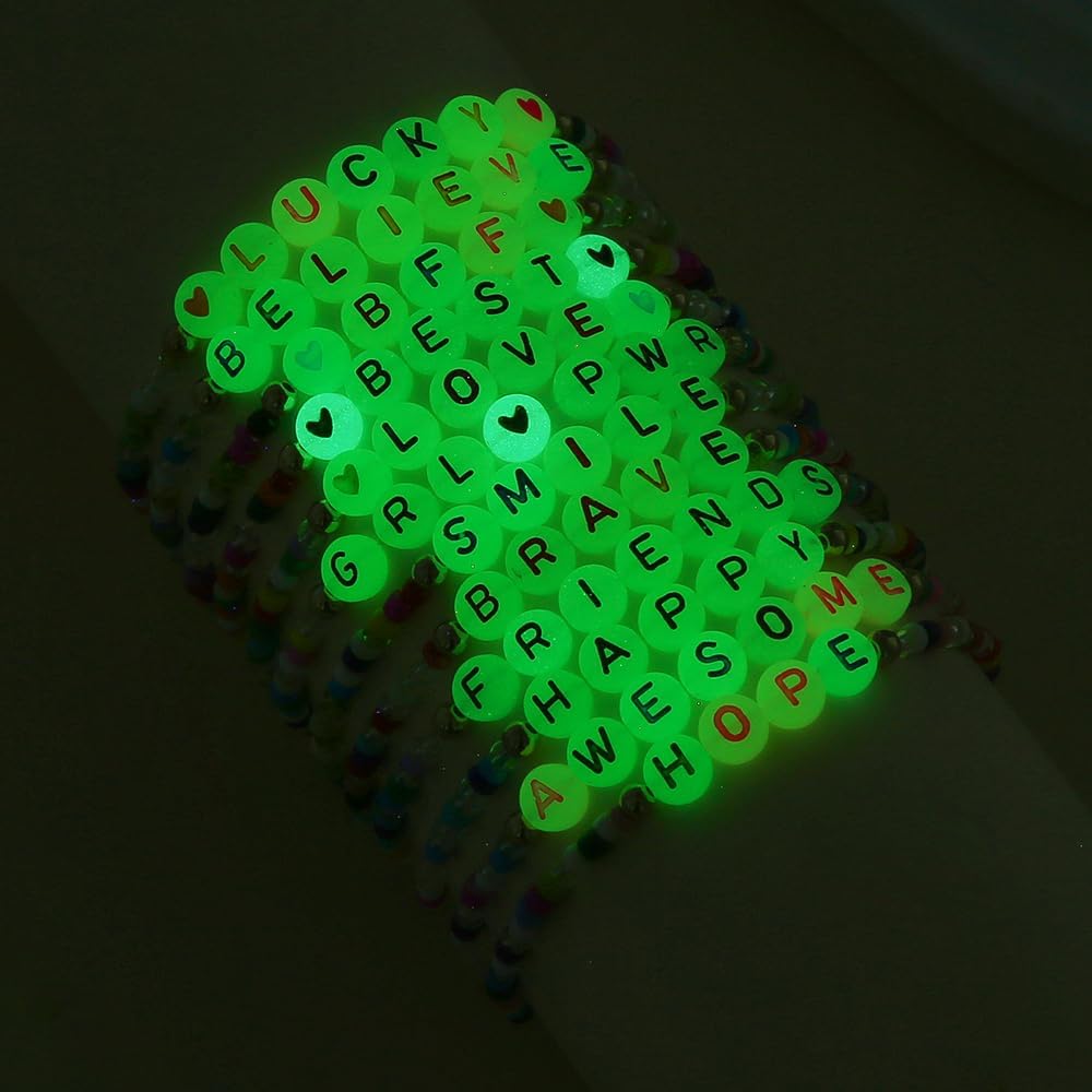 Heishi Surfer Clay Bead Bracelets Set for Women - Preppy Smile Evil Eye Beaded Stretch Bracelets Elastic Layering Friendship Bracelets- Stackable Boho Disc Summer Jewelry Set