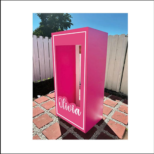 Life Size 3ft, 4ft, 5ft, 6ft and 6.6ft Tall Stand-in Cardboard Doll Photo Booth for Doll Princess Party Decorations Girls Birthday Party Decor Photoshoot, Life Size (5ft Tall (60 inches))