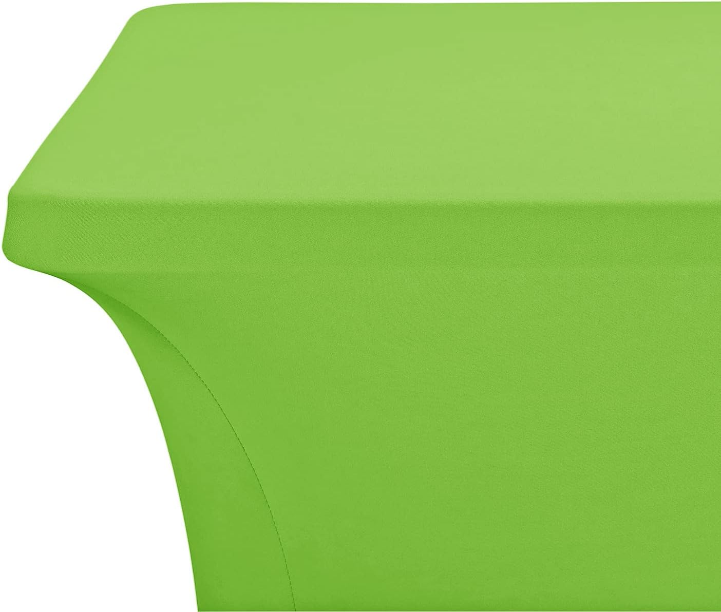 LZY Spandex Fitted Stretch Table Cover for 6 ft or 4ft or 8ft Folding Table, Rectangular Cocktail Tablecloth, Perfect for Party or Banquet