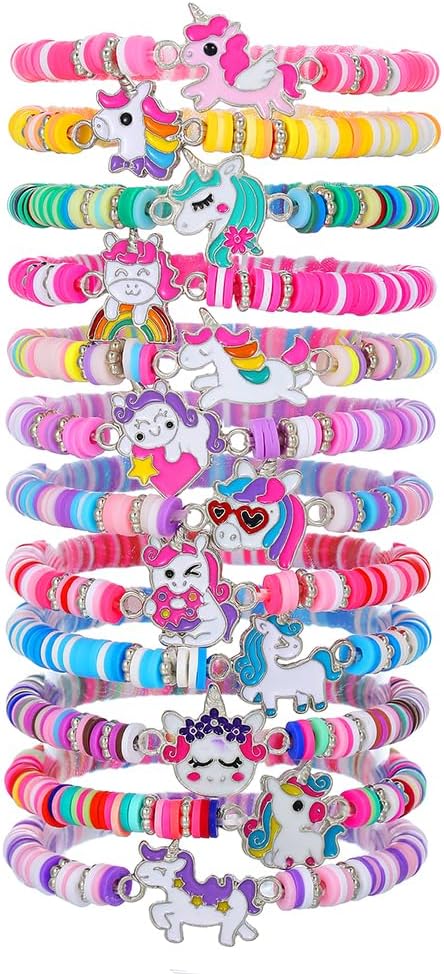 Friendship Bracelets Boho Stackable Bracelets for Women Surfer Heishi Clay Bead Bracelets Stretch Preppy Bracelets Colorful Boho Bracelets for Women