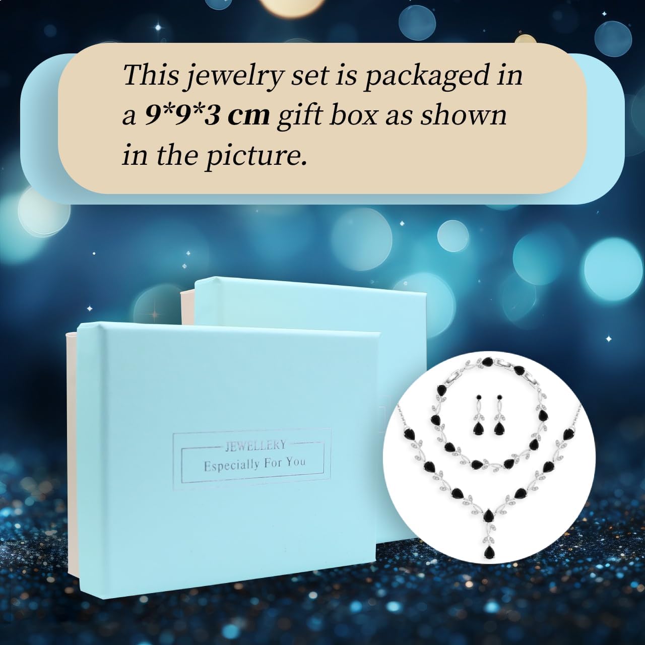 GZWHD Wedding Jewelry Sets for Bride Bridesmaid Women Cubic Zirconia Necklace Earrings Bracelet Set Gift for Mother Friend Wife Daughter Sister Party Prom Jewelry