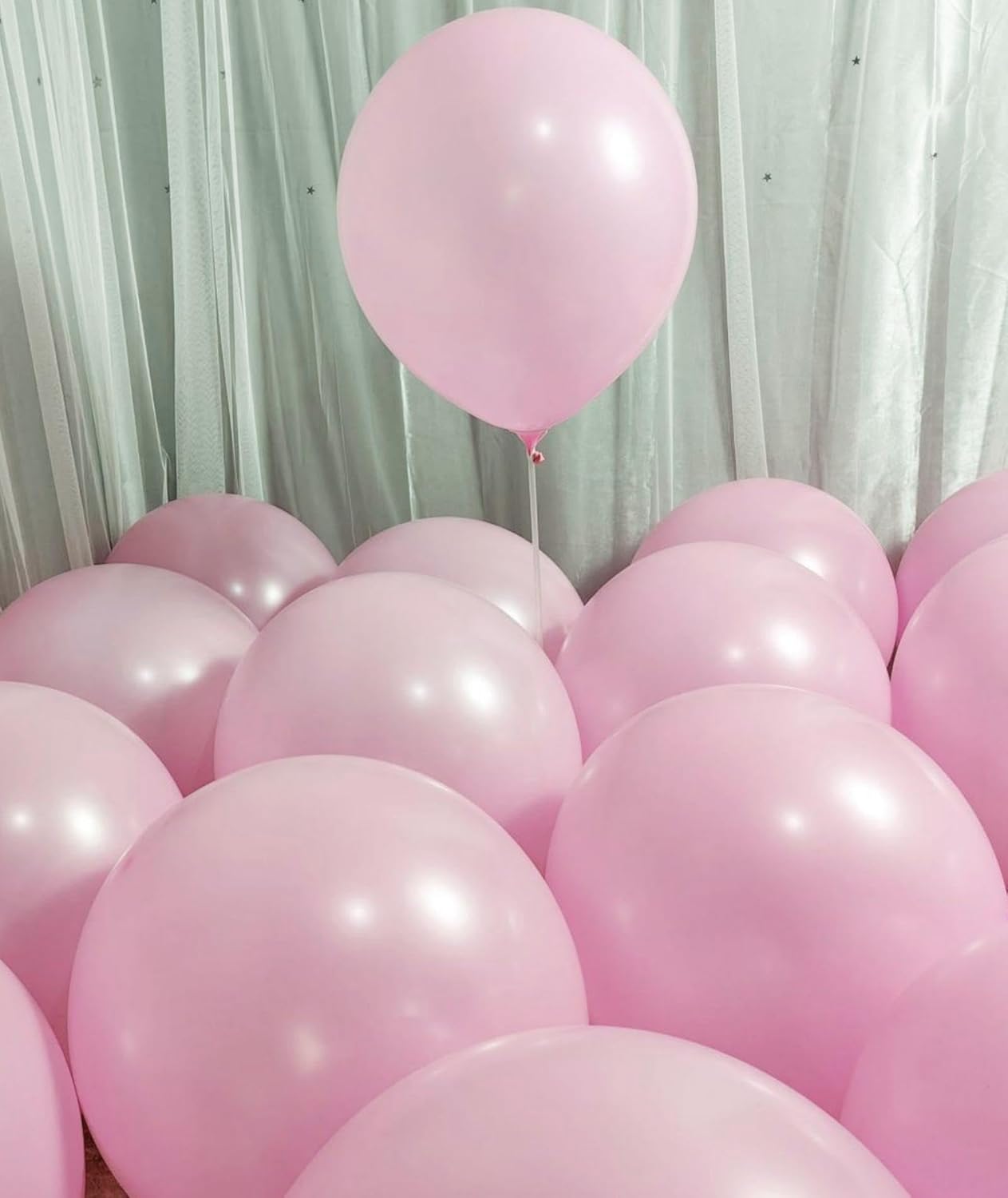 90 Pack Light Pink Balloons 18 Inch Baby Pink Balloons - Various Party Decorations ZWZLIULIAN