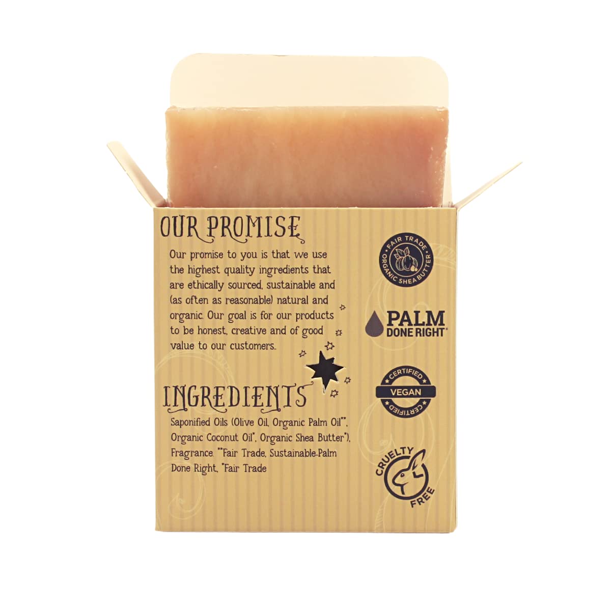 Natural Antique Sandalwood Bar Soap - Gentle Cleansing for Sensitive Skin, Floral - 3 Pack