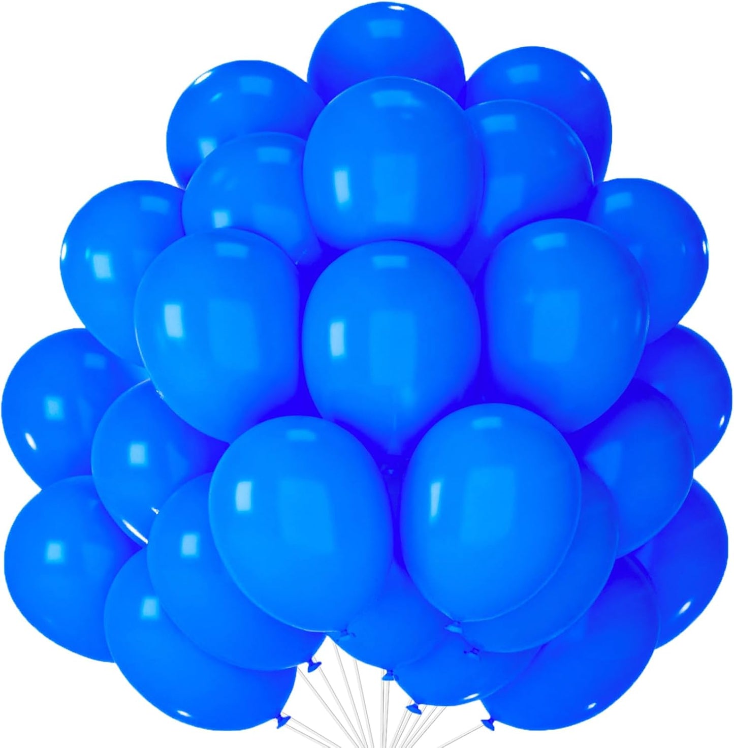 PartyWoo Dusty Blue Balloons 50 pcs 12 Inch Matte Dark Boho Blue Balloons for Graduation Baby Shower Gender Reveal Under the Sea New Born Birthday Party Decorations Blue-Y5-1