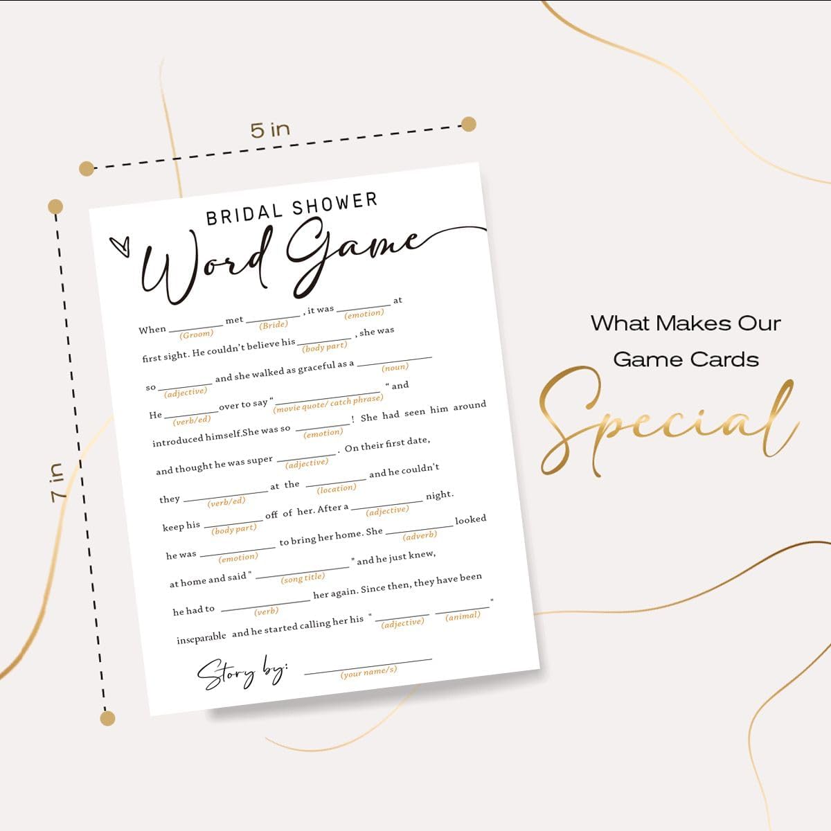 Wedding Shower Games Cards, Bridal Shower Word Game, Bridal Shower Games 25 Guests, Engagement Party Wedding Games for Guests, Minimalist White Wedding Party Supplies - A17