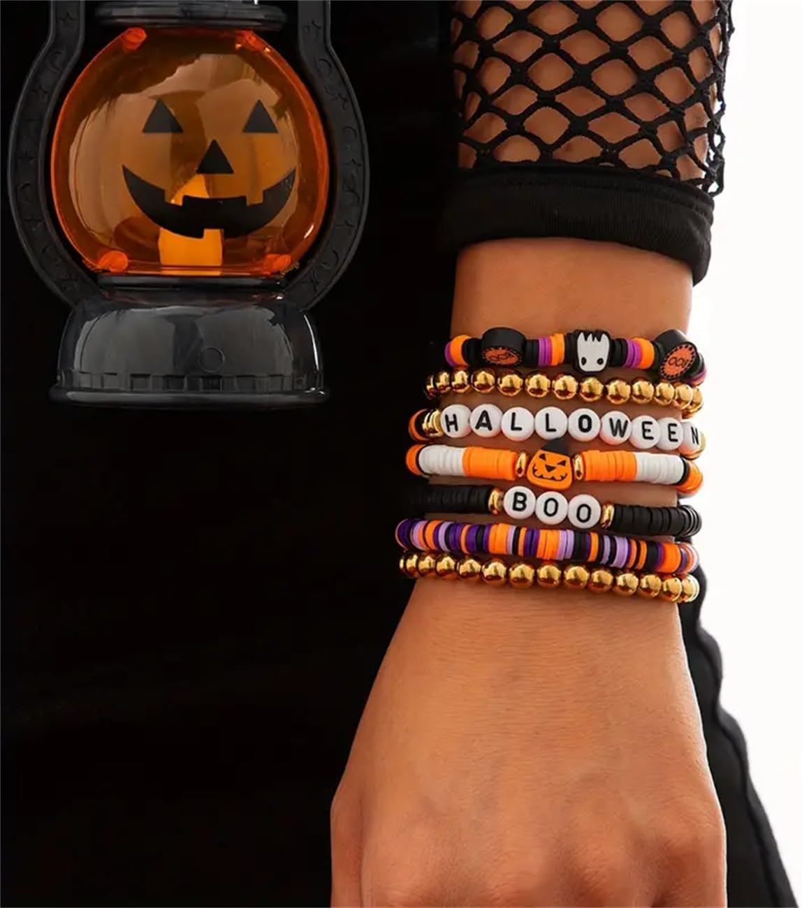 Friendship Bracelets for Women - Heishi Surfer Colorful Smile Evil Eye Clay Beaded Stretch Bracelets Elastic Layering - Stackable Boho Disc Y2K Aesthetic Summer Jewelry Set.