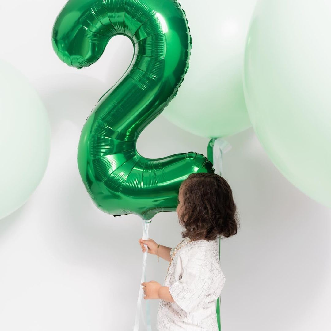 Green Number 17 Balloon 40 inch, 17 Number Balloons, 17th Green Birthday Decorations, 17 Year Old Girls Boys Party Supplies, St. Patrick's Day Games Theme Birthday Decorations