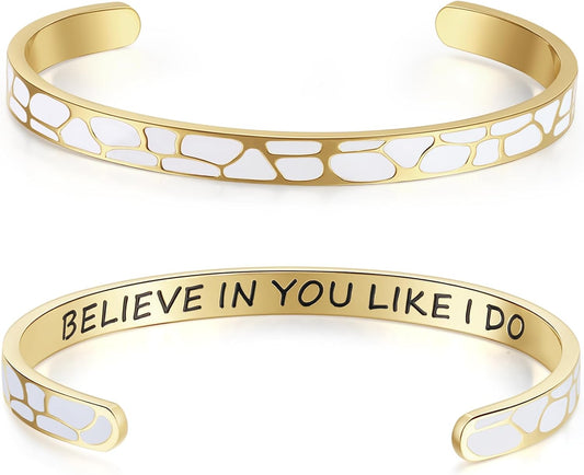 SAM & LORI Personal Bracelets for Teens/Women-Inspirational Jewelry Gifts (Various Designs) for Daughter/Sister/Mom/Friends-Adjustable Bracelet in a Pretty Gift Box