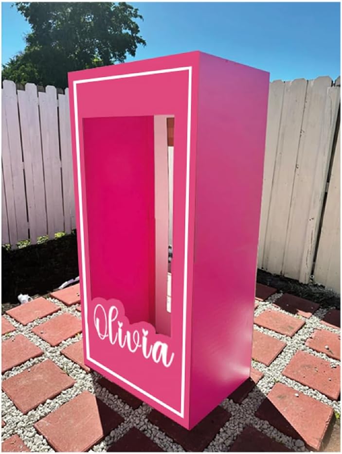 Life Size 3ft, 4ft, 5ft, 6ft and 6.6ft Tall Stand-in Cardboard Doll Photo Booth for Doll Princess Party Decorations Girls Birthday Party Decor Photoshoot, Life Size (4ft Tall (48 inches))