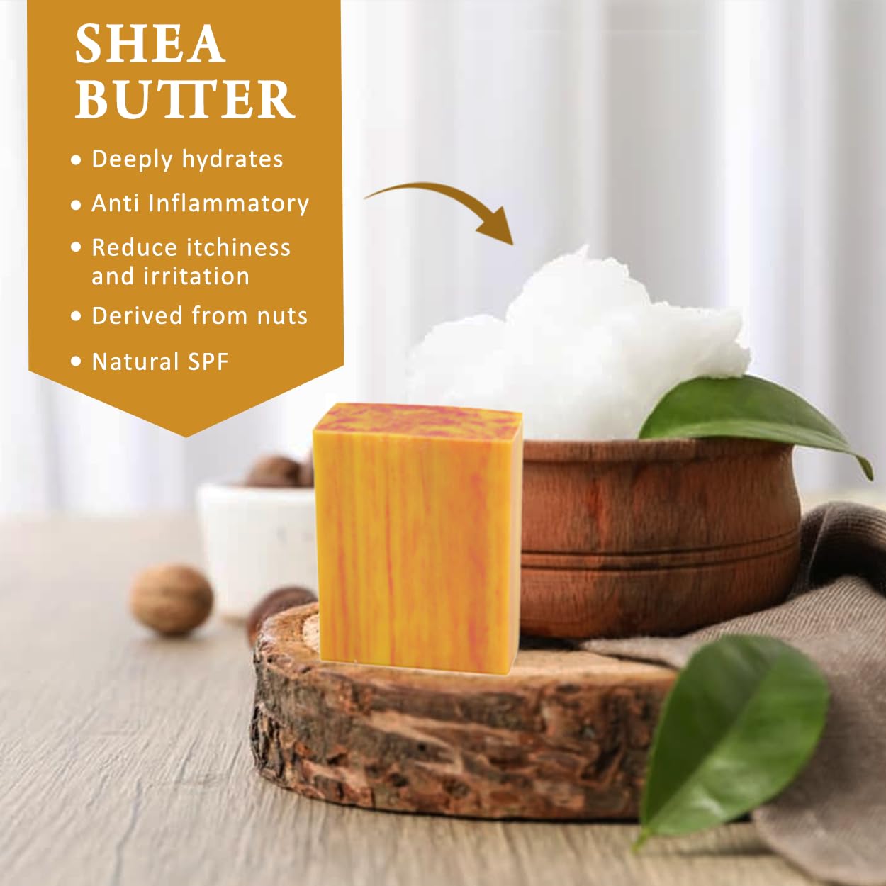 Peach Scented Natural Soap Bars (12 Bars), 3.5oz Moisturizing French Triple Milled Soap Bars Enriched with Shea Butter - Pure Plant Oil Bath & Body Bars