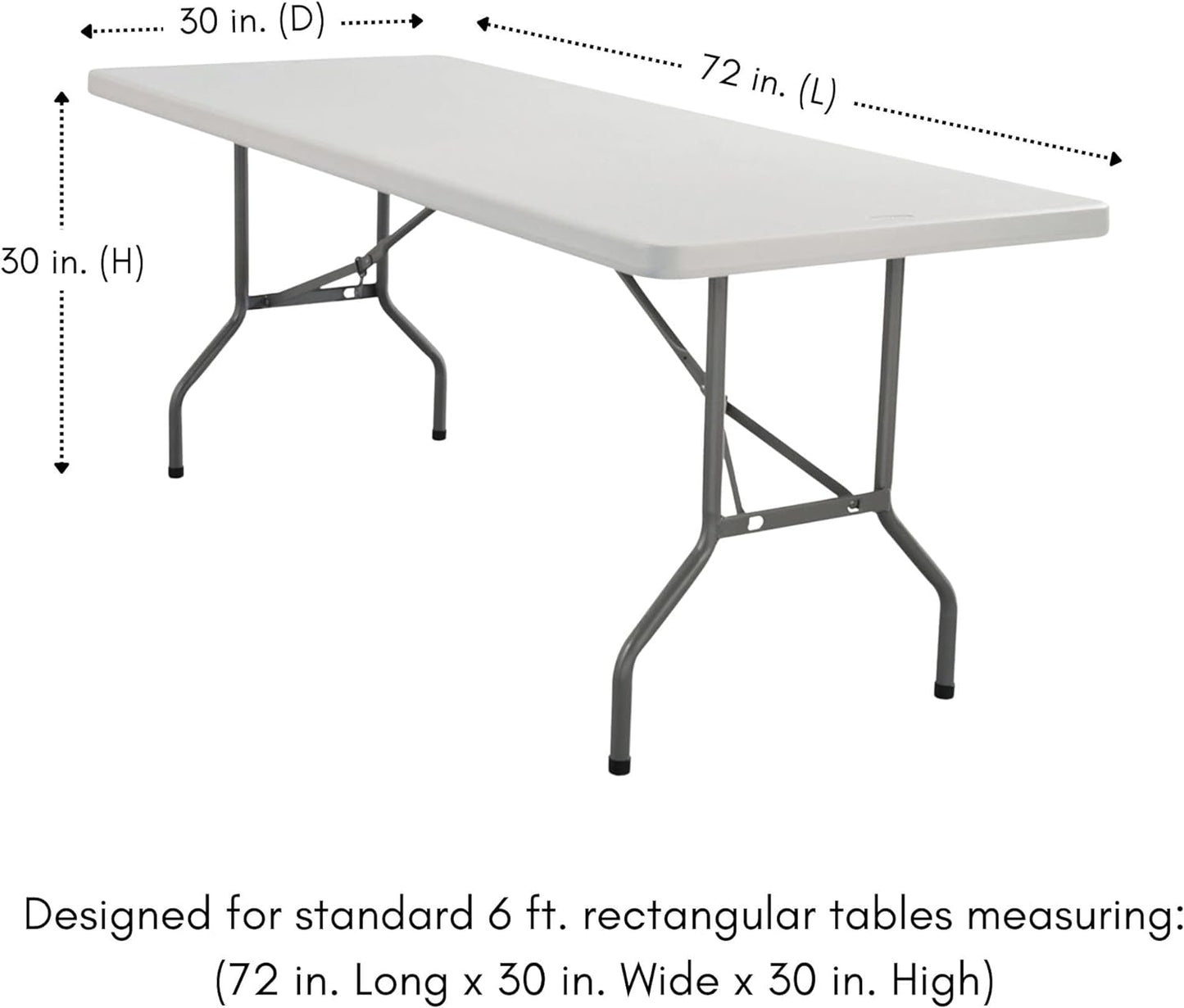 YOUR CHAIR COVERS - 60 x 102 inch Rectangular Crinkle Taffeta Tablecloth - Blush, Rectangle Table Linens for 6 ft Rectangular Tables, Wedding Crushed Table Cloth