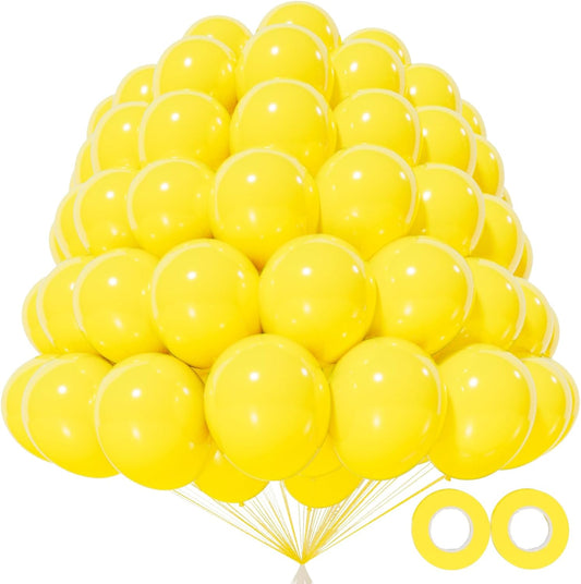 KAWKALSH 200pcs Yellow Balloons 5 Inch, Small Mini Latex Balloons for Party Birthday Baby Shower Anniversary Festival Arch Garland Decoration