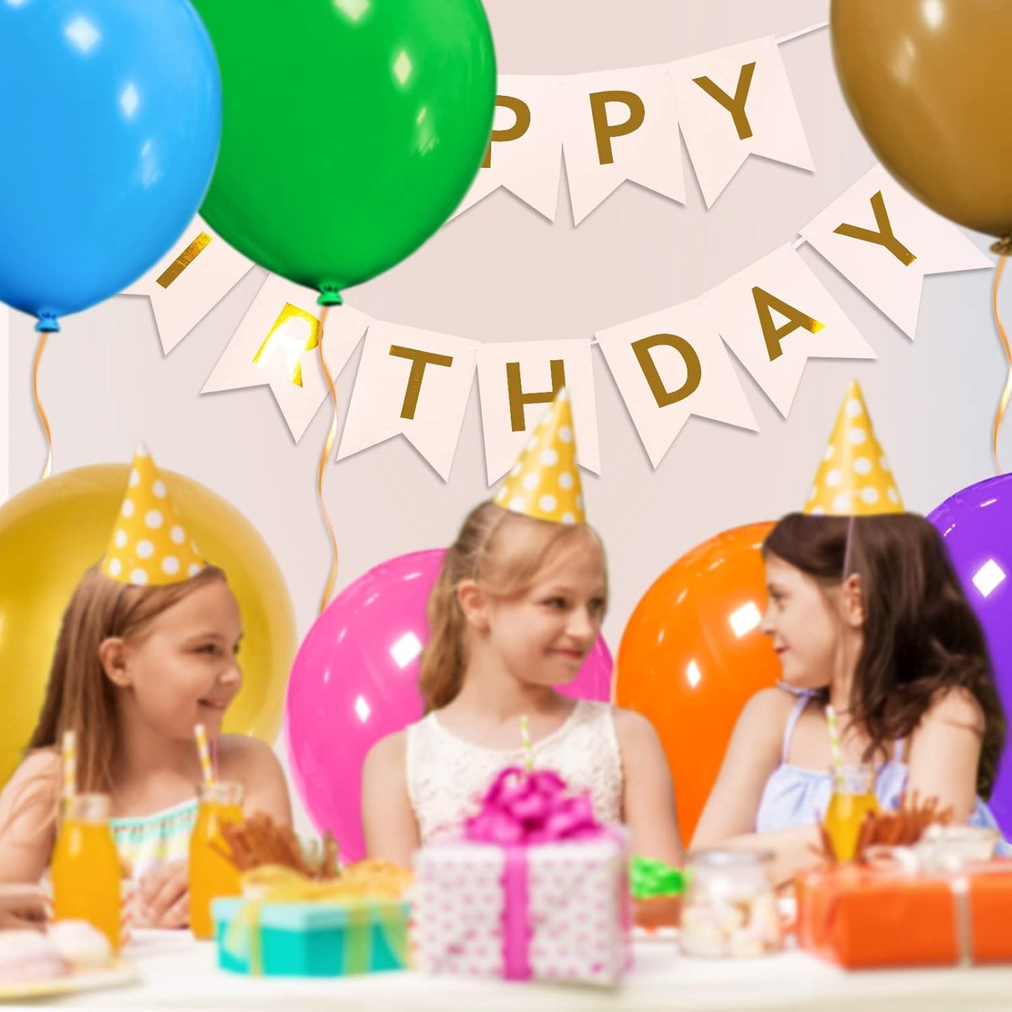 32Pcs Big Balloons 18 Inch Assorted Colors, Round Large Latex Party Balloons for Birthday Wedding Decorations.