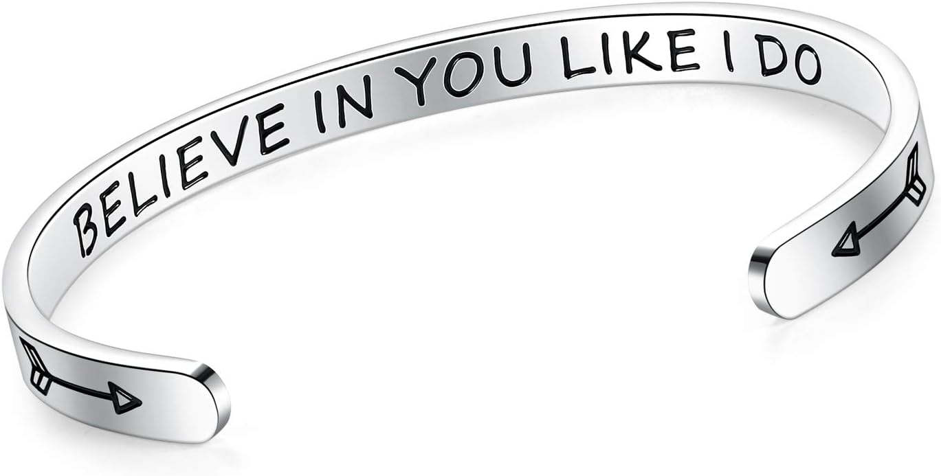 SAM & LORI Personal Bracelets for Teens/Women-Inspirational Jewelry Gifts (Various Designs) for Daughter/Sister/Mom/Friends-Adjustable Bracelet in a Pretty Gift Box