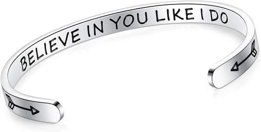 SAM & LORI Personal Bracelets for Teens/Women-Inspirational Jewelry Gifts (Various Designs) for Daughter/Sister/Mom/Friends-Adjustable Bracelet in a Pretty Gift Box