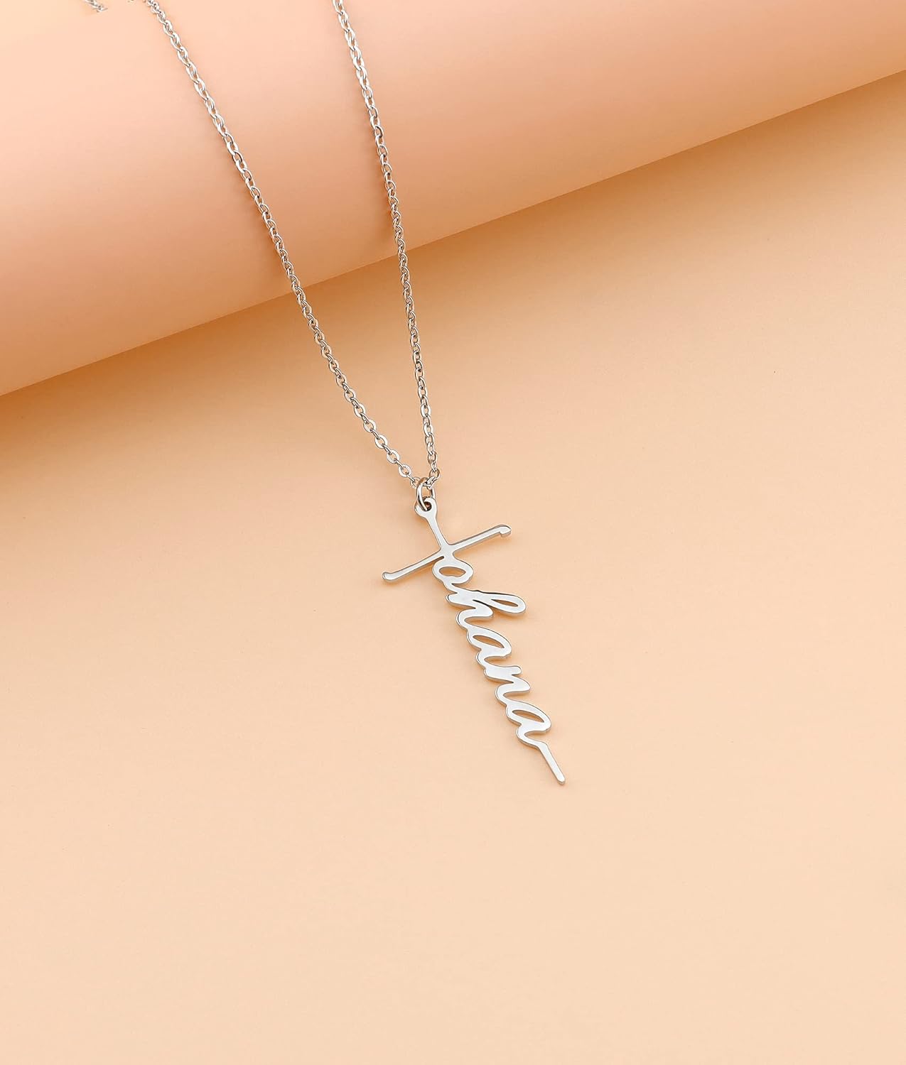 Lcherry Faith Cross Pendant Necklace for Women Religious Christian Jewelry Mother's Day Gifts for Women