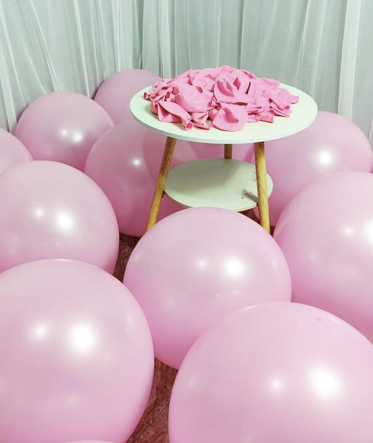 90 Pack Light Pink Balloons 18 Inch Baby Pink Balloons - Various Party Decorations ZWZLIULIAN
