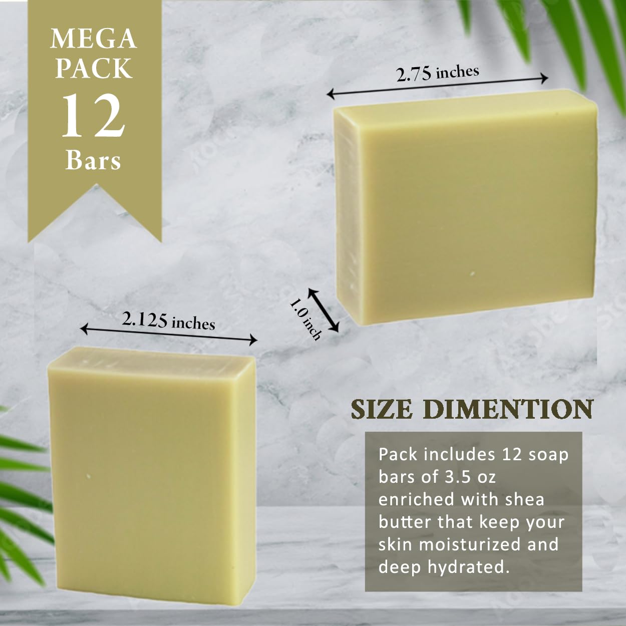 Simple Scents Australia French Pear Scented Natural Soap Bars (12 Bars), 3.5oz Moisturizing French Triple Milled Soap Bars Enriched with Shea Butter - Pure Plant Oil Bath & Body Bars