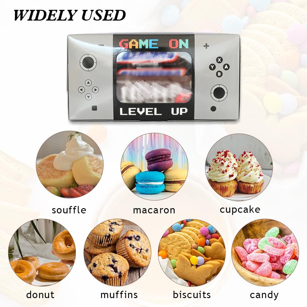 Shescrzionu Video Game Party Favors Boxes 12 PCS-Perfect Party Favor Boxes with Window,Game On Birthday Decorations Video Game Birthday Decorations,Game Bags,Video Game Gifts Aa07