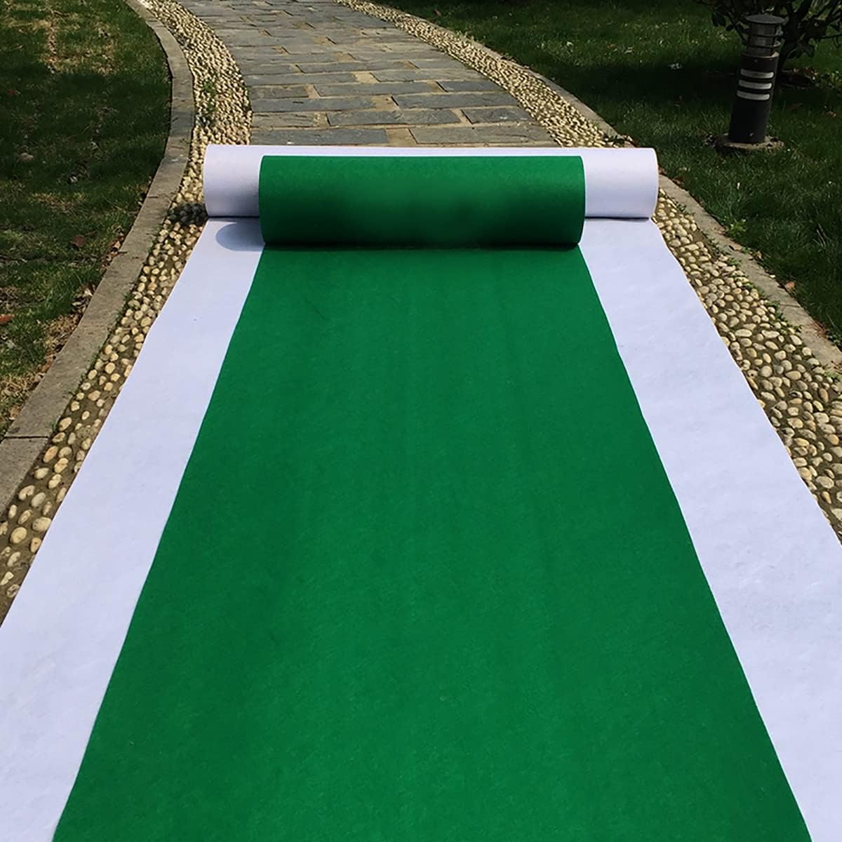 Aisle Runners Wedding Accessories Grass Green Aisle Runner Carpet Rugs for Step and Repeat Display, Ceremony Parties and Events Indoor or Outdoor Decoration 36 Inch Wide x 30 feet Long