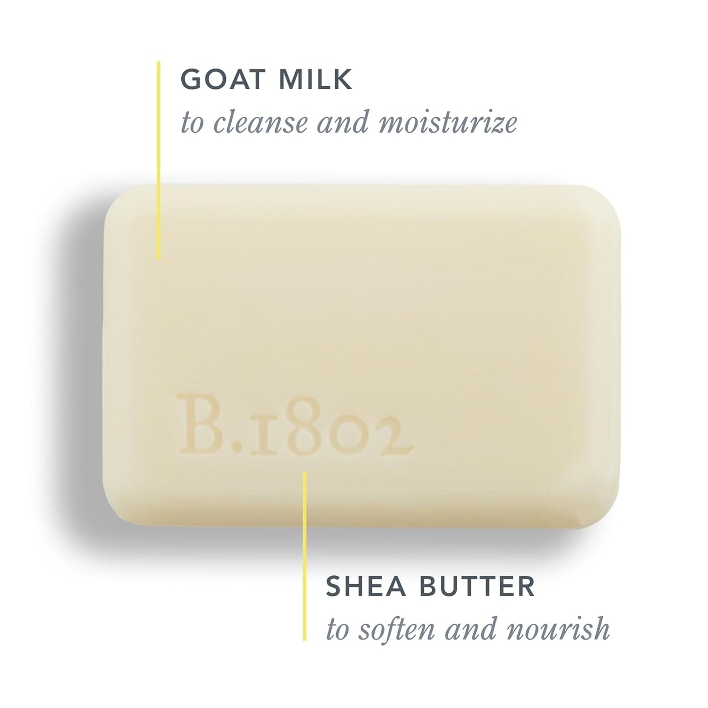 Beekman 1802 Goat Milk Bar Soap Gift Set - 9 oz - Nourishes, Moisturizes & Hydrates - 100% Vegetable Soap with Lactic Acid - Good for Sensitive Skin - Cruelty Free - Gift Box Included