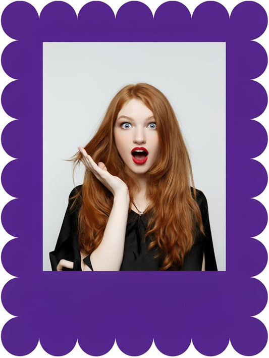 32 x 24 Inch Photo Booth Selfie Frame Prop Booth for Birthday Event Parties Large Blank DIY Cutout Props for Funny Decoration Christmas, Holiday Supplies