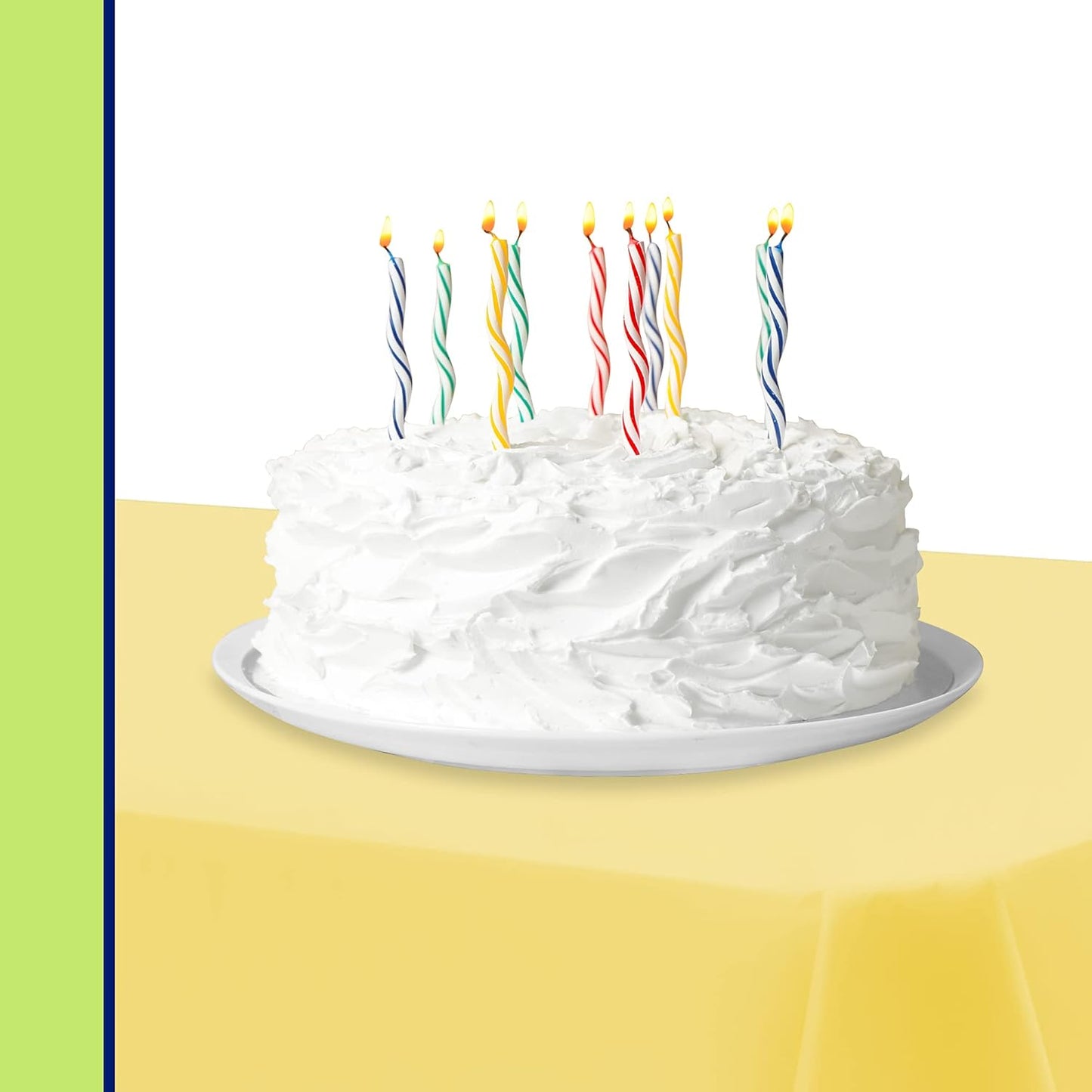 Yellow Disposable Plastic Tablecloth for Rectangle Tables (12 Pack) Premium Decorative Table Cloth for Parties, Events & Weddings, Indoors & Outdoors, 54 x 108 inches, Plastic Table Cover