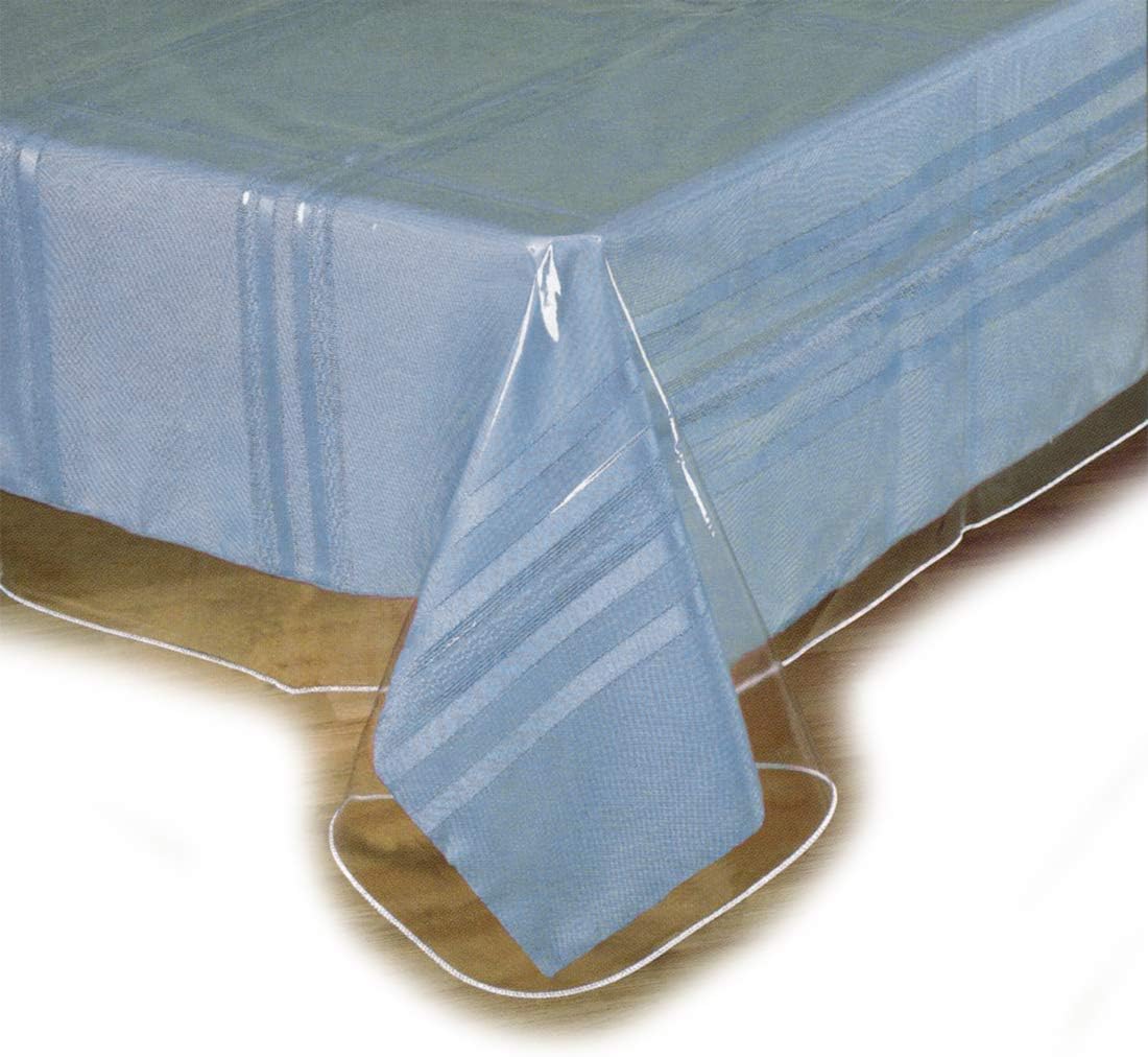 SOFINNI Clear Plastic Tablecloth Protector, Table Cloth Vinyl (60" x 108)