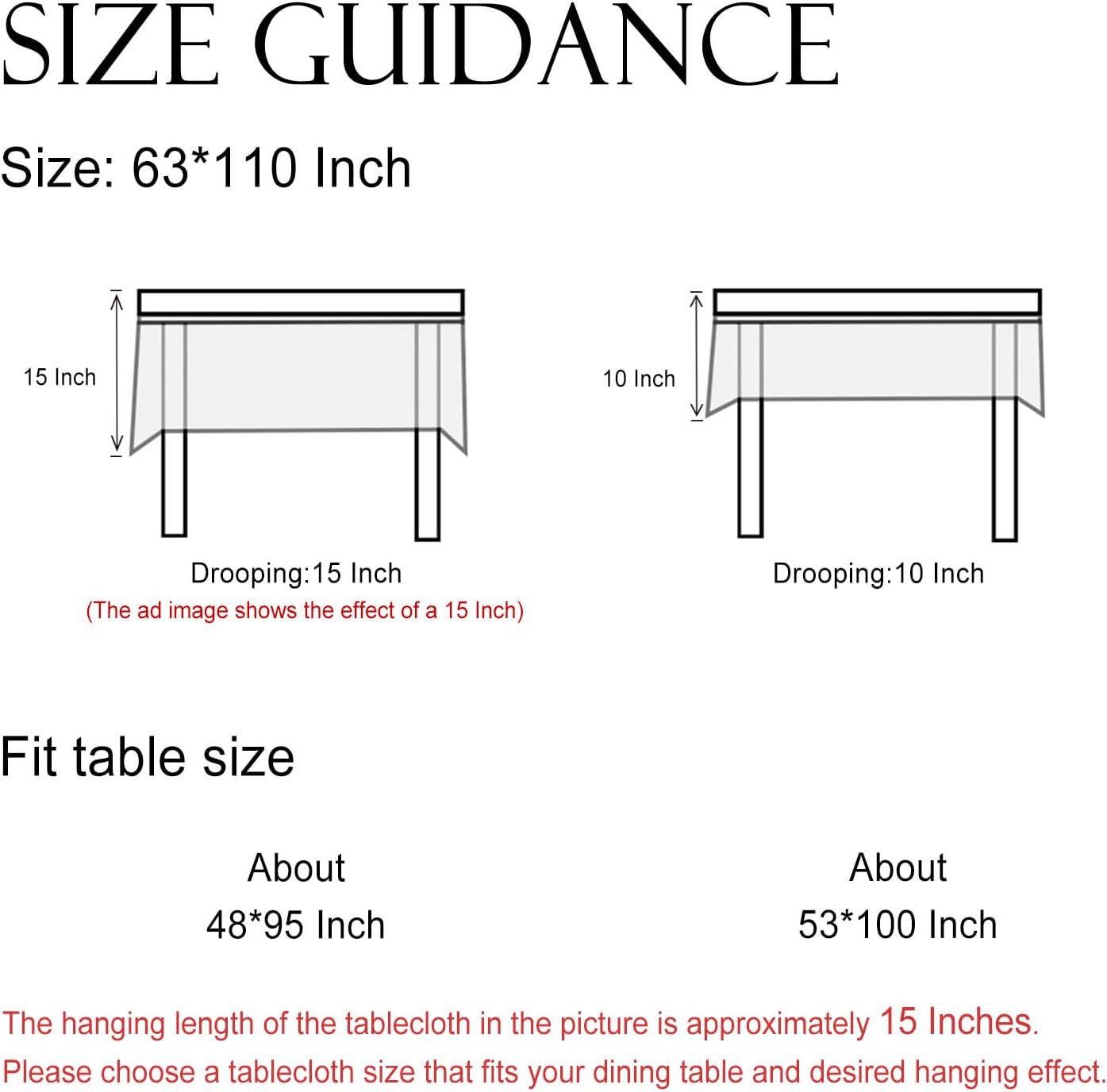 ISAENNE Designer Chinoiserie Linen Floral Extra Long Tablecloth Rectangle,White Wrinkle Resistant Table Cloth,Elegant Decor Tablecloths for Dining Thanksgiving Kitchen Party,63"*110"-Daffy