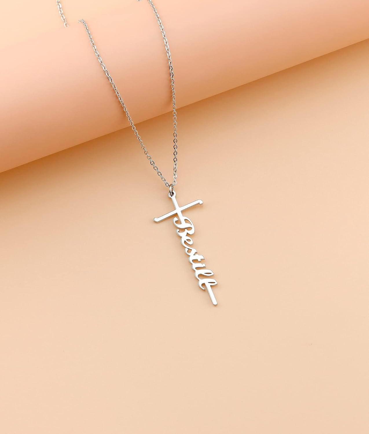 Lcherry Faith Cross Pendant Necklace for Women Religious Christian Jewelry Mother's Day Gifts for Women
