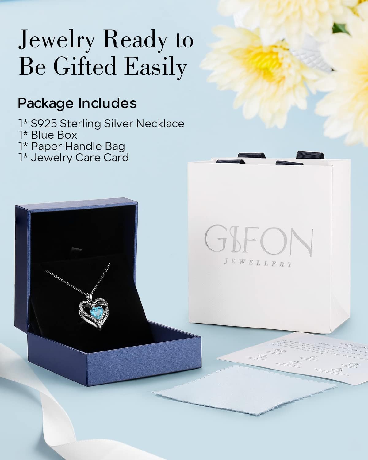 S925 Sterling Silver Necklace for Women, Wife Jewelry Rose Gold, Mom Birthday Valentines Mothers Day Gifts, Girlfriend Necklaces, Daughter Heart Jewel, Anniversary for Her