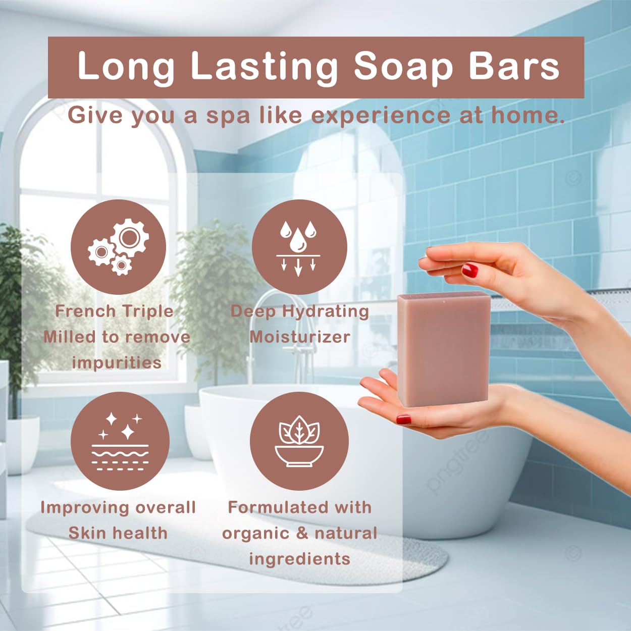 Sweet Pea & Jasmine Scented Natural Soap Bars (12 Bars), 3.5oz Moisturizing French Triple Milled Soap Bars Enriched with Shea Butter - Pure Plant Oil Bath & Body Bars