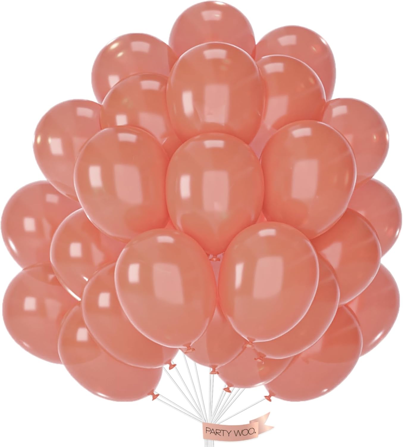 PartyWoo Brown Balloons 50 pcs 12 Inch Pearl Boho Neutral Coffee Dark Brown Latex Helium Balloons for Wedding Baby Shower Gender Reveal Graduation Birthday Party Decorations Brown-Z08