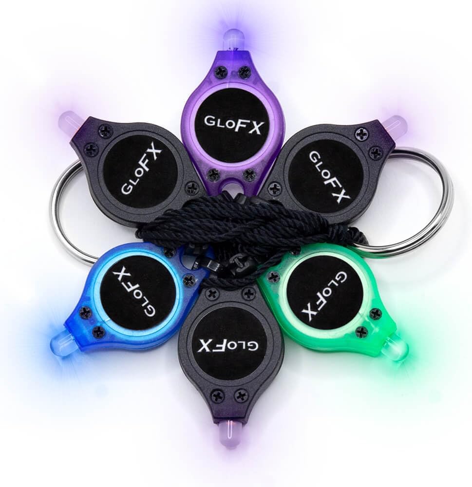 GloFX 6 Led Spinning Orbit: Pure Bliss Multicolor Pattern - Flow Rave Toy