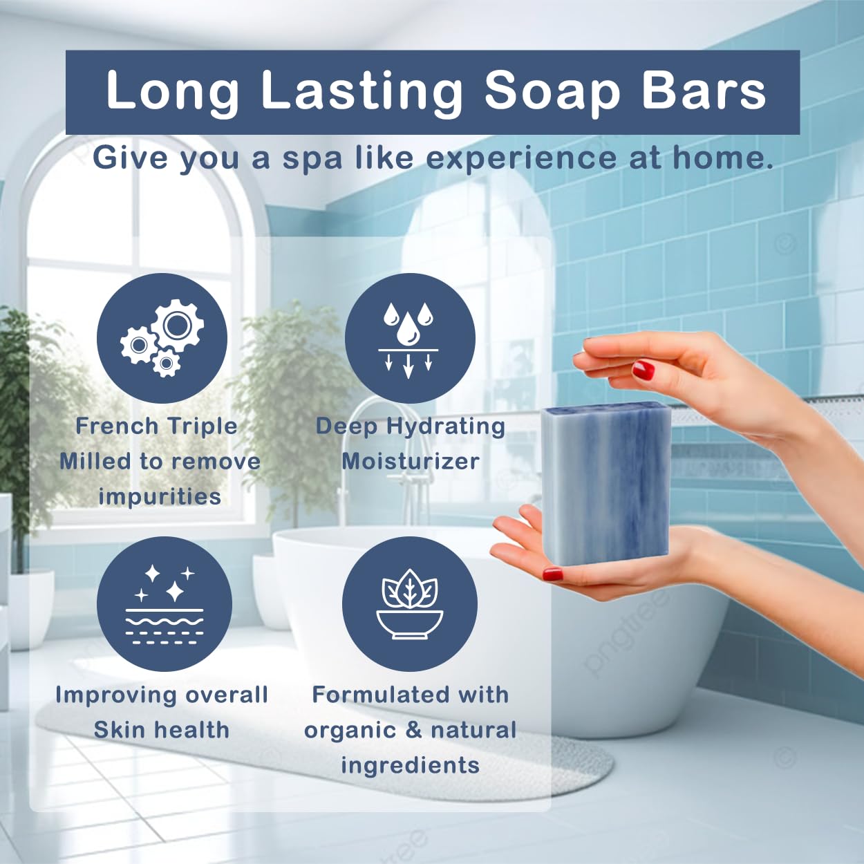 Simple Scents Australia Lilac Scented Natural Soap Bars (12 Bars), 3.5oz Moisturizing French Triple Milled Soap Bars Enriched with Shea Butter - Pure Plant Oil Bath & Body Bars