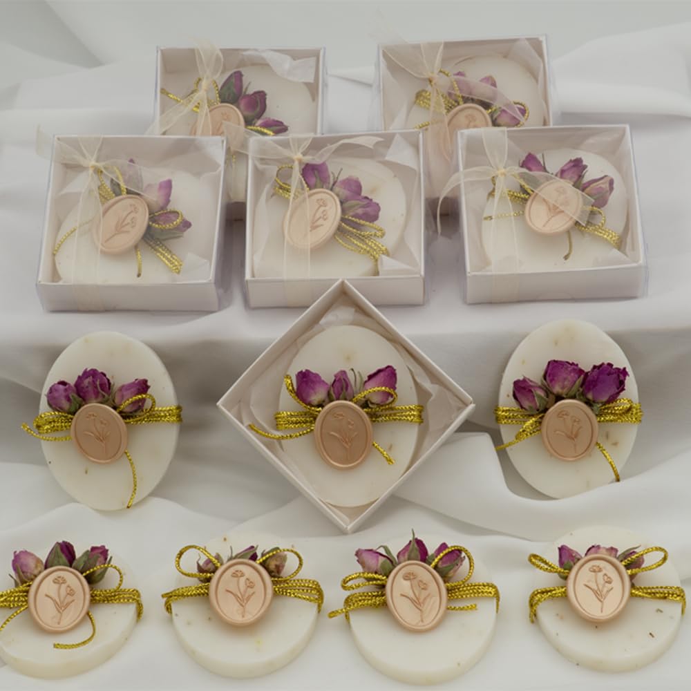Organic Bridal Shower Party Favors Mini Soap Adult Party Favors Bridal Shower Gifts for Guests Oval Soap Wedding Favors