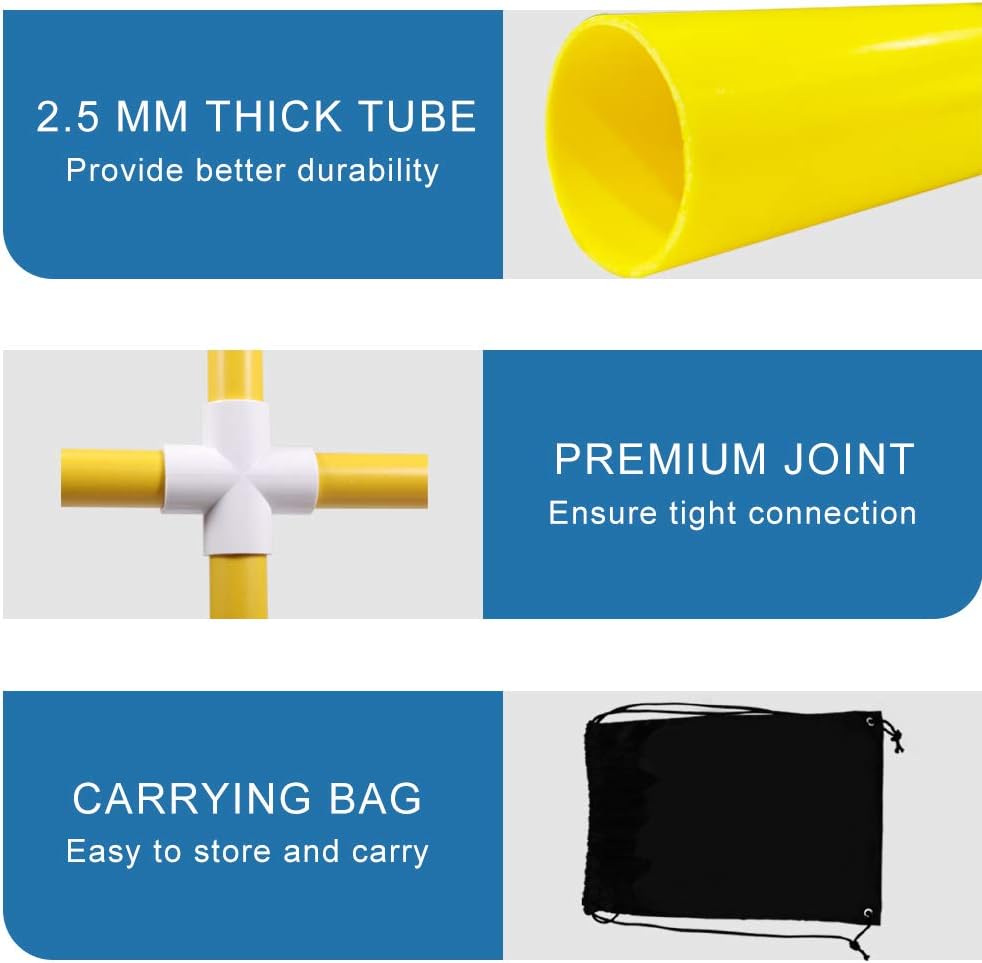 OTTARO Giant Tic Tac Toe Game Outdoor Indoor for Family, Outdoor Bean Bag Toss Game for Adults and Kids(3ft x 3ft)