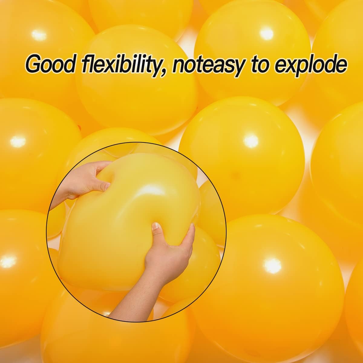 300 Pack Lemon Yellow Balloons 12 inch Mustard Yellow Latex Party Balloon Bulk for Various Party Events Decorations