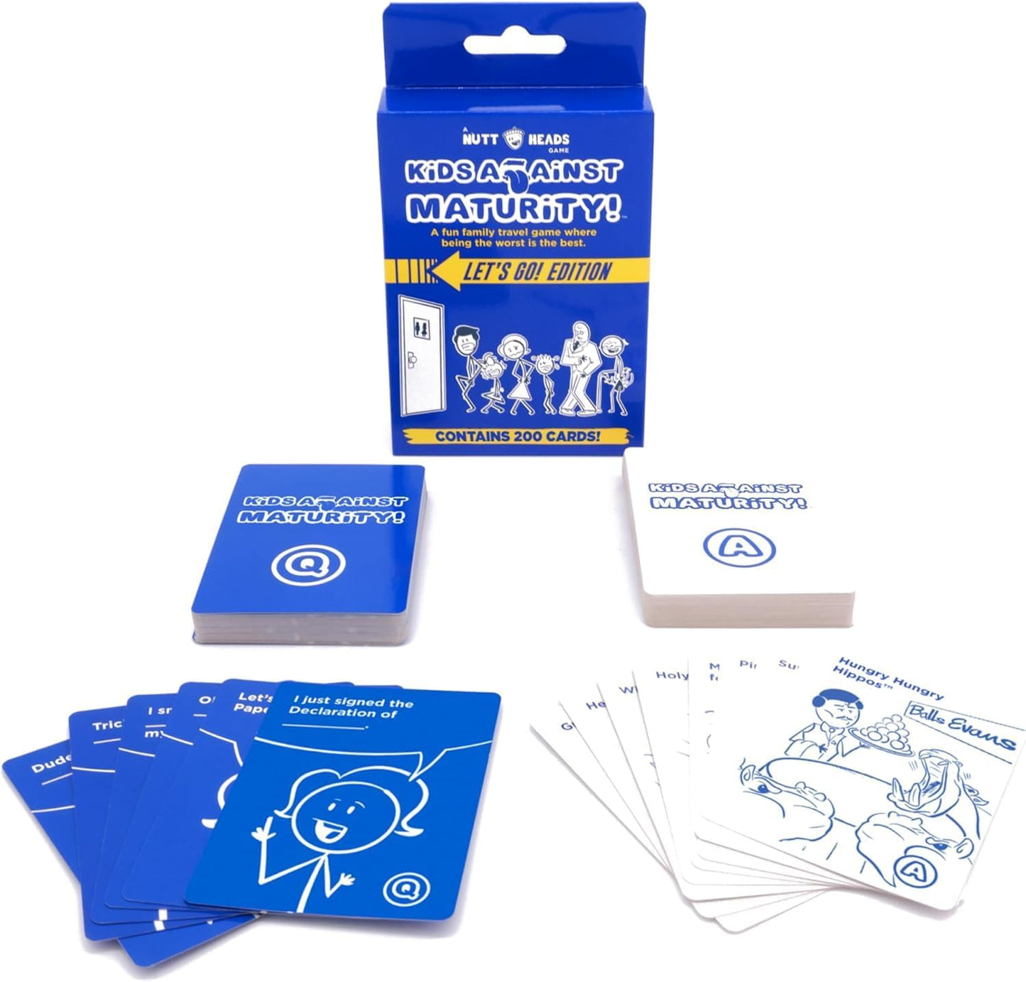 Kids Against Maturity: Card Game for Kids and Family, Super Fun Hilarious for Family Party Game Night, (Let's Go Edition)