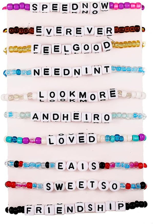 Heishi Surfer Clay Bead Bracelets Set for Women - Preppy Smile Evil Eye Beaded Stretch Bracelets Elastic Layering Friendship Bracelets- Stackable Boho Disc Summer Jewelry Set