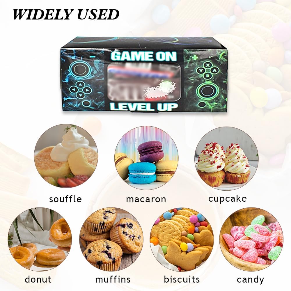 Shescrzionu Video Game Party Favors Boxes 12 PCS-Perfect Gamer Decors Party Favor Boxes with Window, Birthday Decorations Video Game Birthday Decorations Bags Gifts Aa10