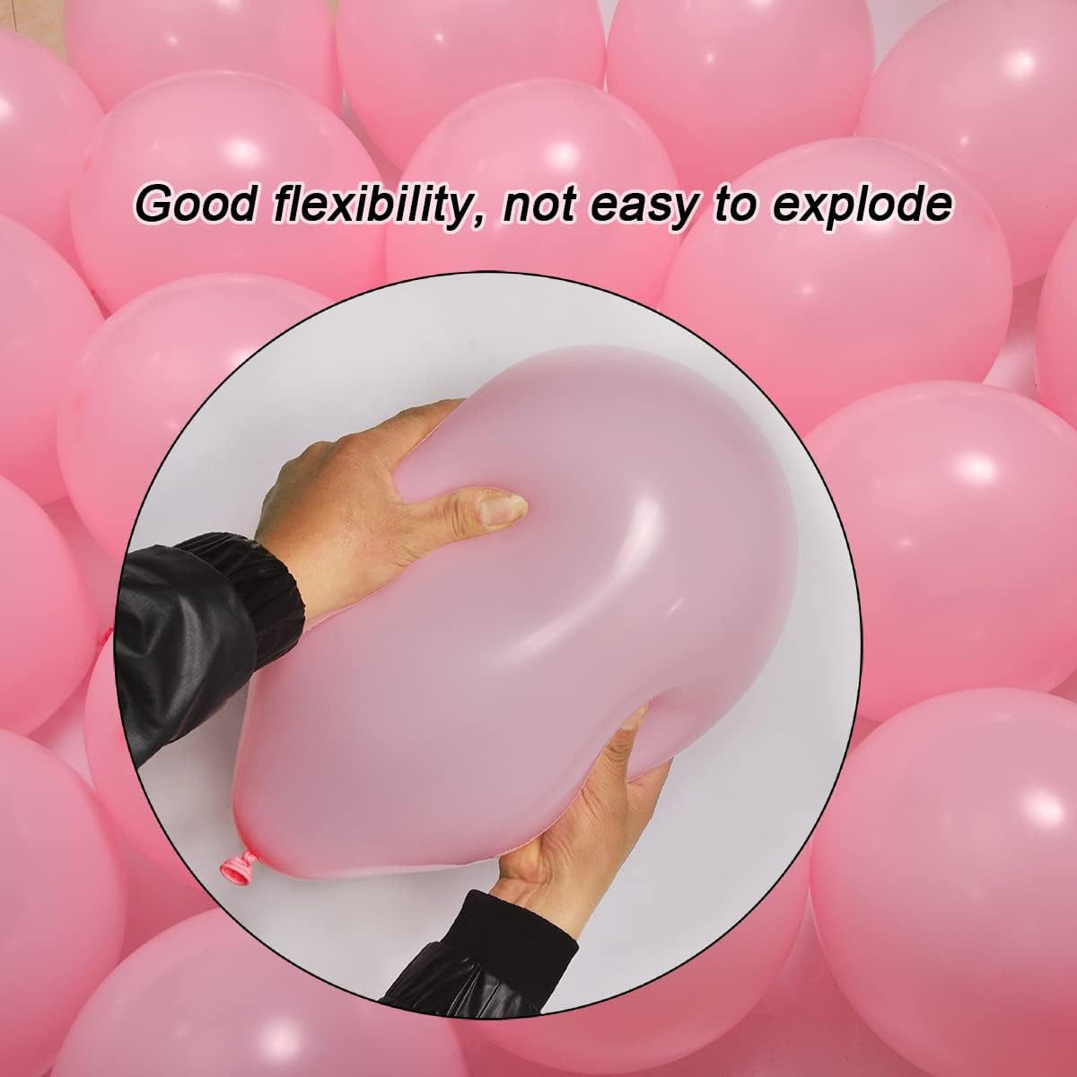 300 Pack Light Pink Balloons 12 inch Pink Latex Party Balloon Bulk for Various Party Events Decorations