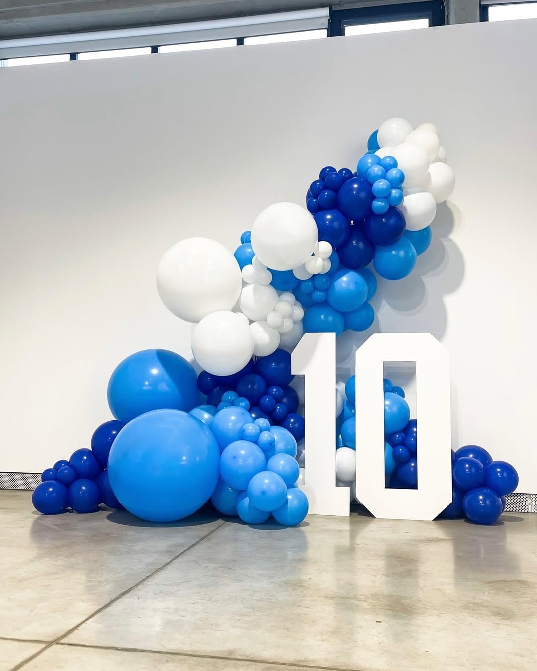 Blue Balloons Set, 65Pcs 12in Metallic Dark Macaron Baby Blue Party Balloons for Birthday Gender Reveal Baby Shower Weddind Baseball Nautical Party Decorations